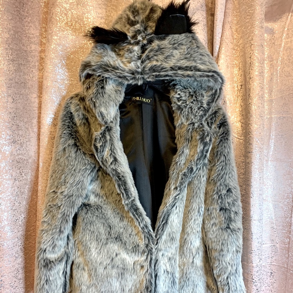 Animal ear fluffy winter coat